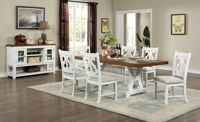 Auletta Transitional Dining Table Round & Squre - US Furniture & Mattress (Waterbury,CT)*