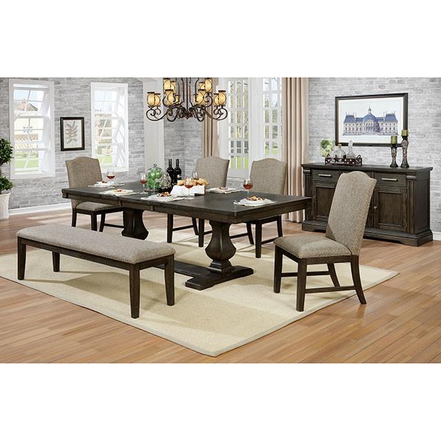 Faulk Espresso Dining Table - US Furniture & Mattress (Waterbury,CT)*