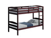 Finsbury Twin Twin Bunk Bed Espresso, Grey & White - US Furniture & Mattress (Waterbury,CT)*