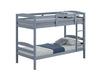 Finsbury Twin Twin Bunk Bed Espresso, Grey & White - US Furniture & Mattress (Waterbury,CT)*