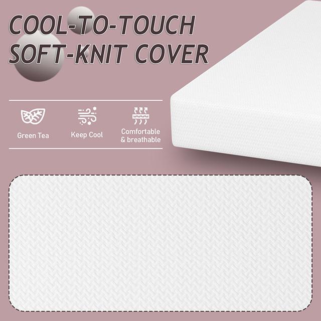 Forsythia 10" Queen Green Tea Gel Memory Foam