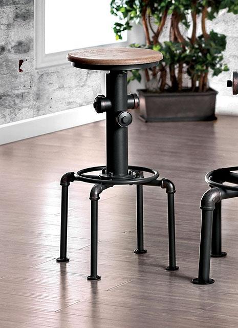 Foskey Antique Black Bar Stool (2/CTN) - US Furniture & Mattress (Waterbury,CT)*