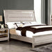 Golva E.King & Queen Bed White & Silver - US Furniture & Mattress (Waterbury,CT)*