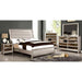 Golva E.King & Queen Bed White & Silver - US Furniture & Mattress (Waterbury,CT)*