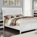 Golva E.King & Queen Bed White & Silver - US Furniture & Mattress (Waterbury,CT)*