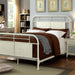 Haldus Cal.King, E.King, & Twin Bed White, Ivory, & Red - US Furniture & Mattress (Waterbury,CT)*