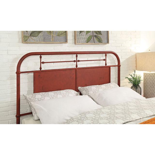 Haldus Cal.King, E.King, & Twin Bed White, Ivory, & Red - US Furniture & Mattress (Waterbury,CT)*