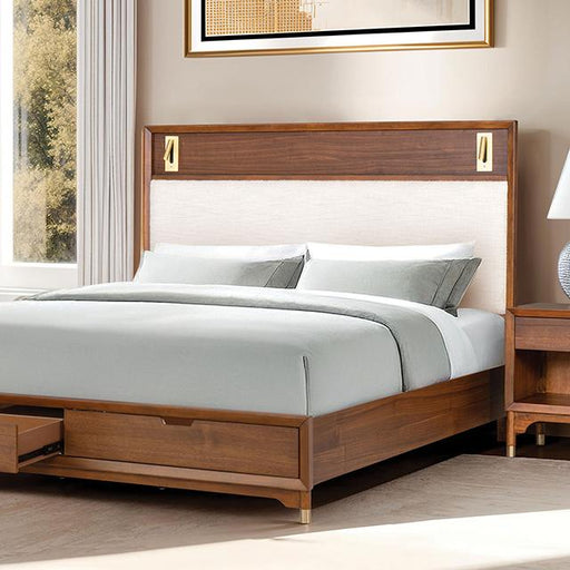Hepburne E.King & Queen Bed With Storage & Without Storage - US Furniture & Mattress (Waterbury,CT)*