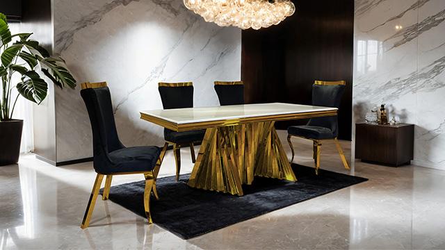 Basilicata Dining Table - US Furniture & Mattress (Waterbury,CT)*