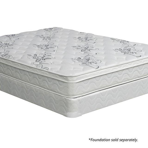 JALEN White 9" Euro Top Mattress, Twin - US Furniture & Mattress (Waterbury,CT)*