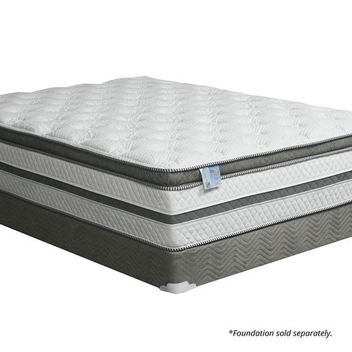 SIDDALEE White/Gray 16" Euro Pillow Top Mattress, Full - US Furniture & Mattress (Waterbury,CT)*