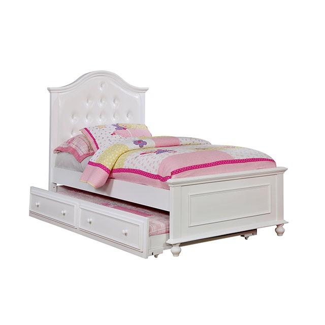 OLIVIA White Full & Twin Bed - US Furniture & Mattress (Waterbury,CT)*