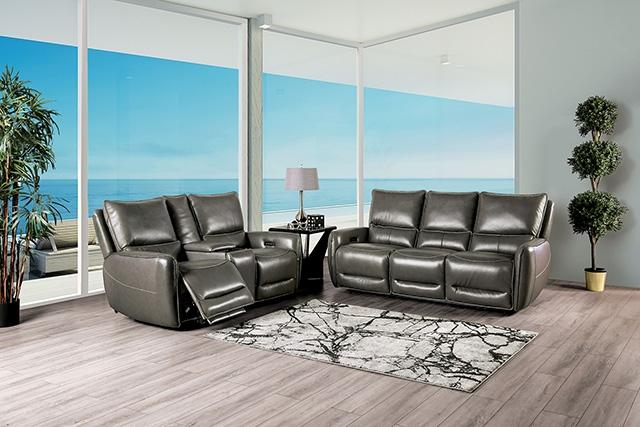 PHINEAS Power Sofa, Gray - US Furniture & Mattress (Waterbury,CT)*