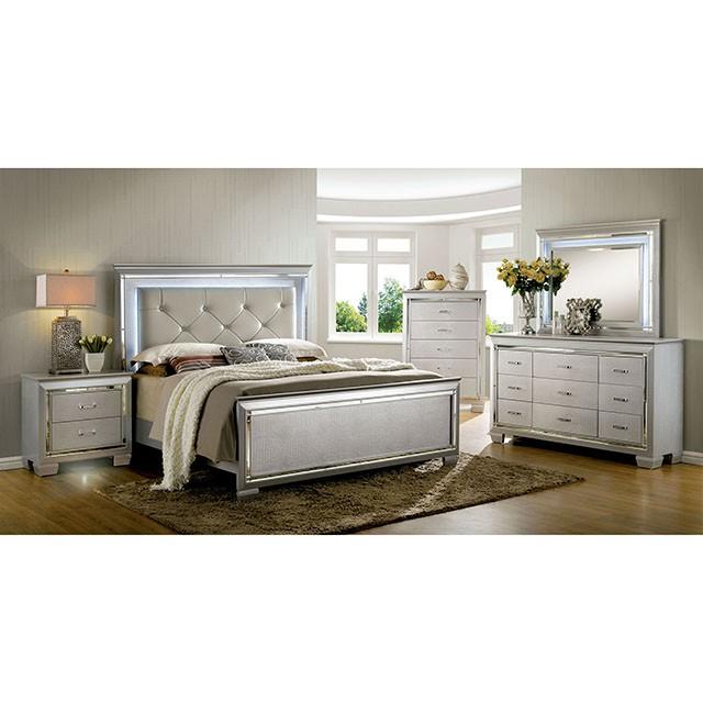 BELLANOVA Silver Cal.King Bed