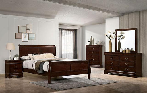 Louis Philippe Full, Twin, Full, & King Bed Black, Grey, Brown & White - US Furniture & Mattress (Waterbury,CT)*