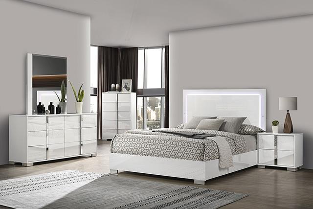 Sinistra E.King Bed - US Furniture & Mattress (Waterbury,CT)*