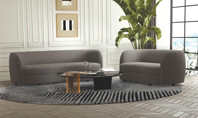 VERSOIX Loveseat, Charcoal Gray - US Furniture & Mattress (Waterbury,CT)*