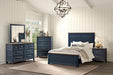 Pinetop 4 & 5 Piece Twin Bedroom Set White & Blue - US Furniture & Mattress (Waterbury,CT)*