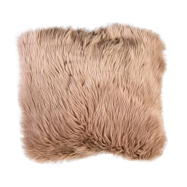 Wendy Blush 20" X 20" Pillow, Fur Blush (2/CTN)