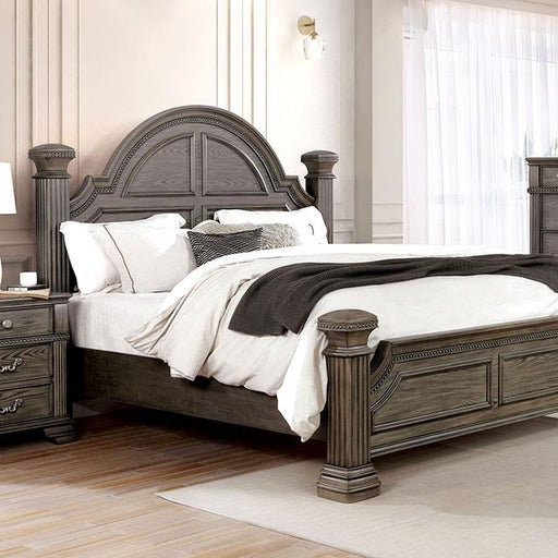 Pamphilos 4 & 5 Piece Queen Bedroom Set Gray & White - US Furniture & Mattress (Waterbury,CT)*
