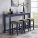 Caerleon 3 & 4 Piece Counter Ht. Set Gray & Blue - US Furniture & Mattress (Waterbury,CT)*