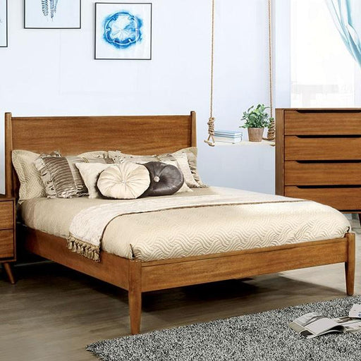 Lennart Oak Cal.King, E.King & Queen Bed - US Furniture & Mattress (Waterbury,CT)*