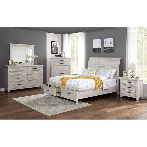SHAWNETTE Cal.King & E.King Bed - US Furniture & Mattress (Waterbury,CT)*