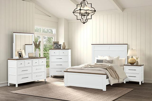 Pinetop Twin & Full Bed White & Blue - US Furniture & Mattress (Waterbury,CT)*