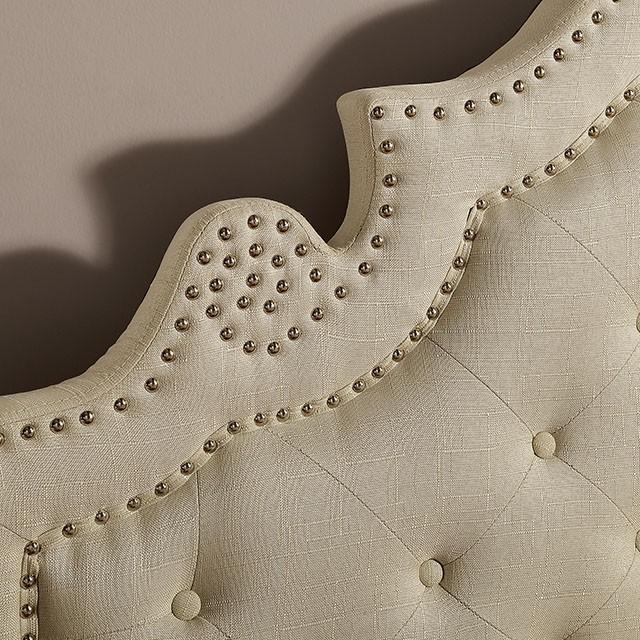 Aubree Bed Beige - US Furniture & Mattress (Waterbury,CT)*