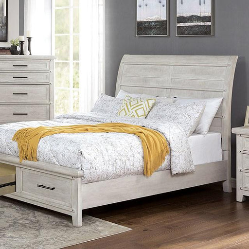 SHAWNETTE Cal.King & E.King Bed - US Furniture & Mattress (Waterbury,CT)*