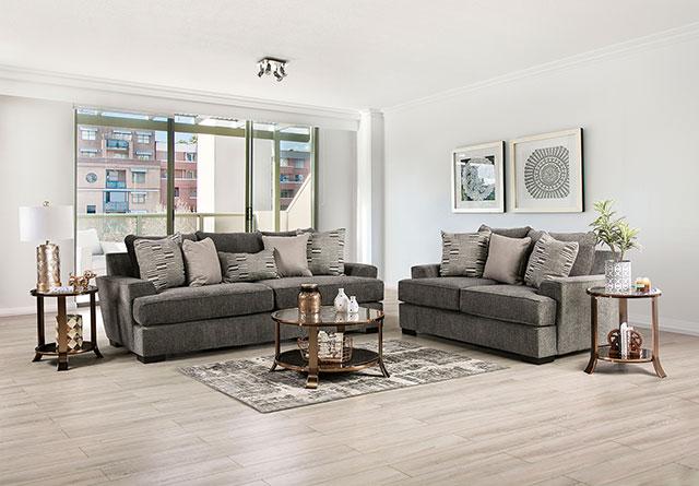 HOLBORN Sofa, Gray - US Furniture & Mattress (Waterbury,CT)*