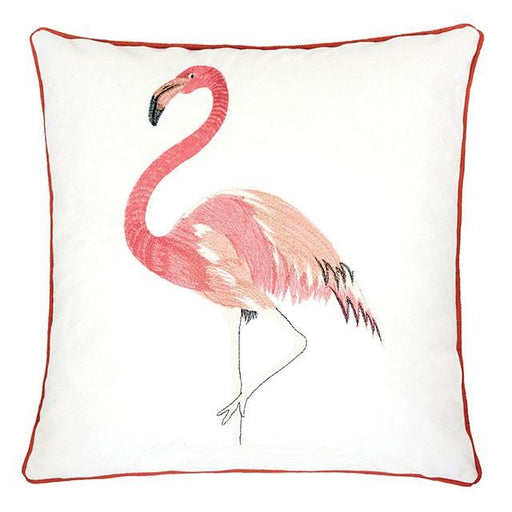 Lina Flamingo 20" X 20" Pillow, Single Flamingo - US Furniture & Mattress (Waterbury,CT)*