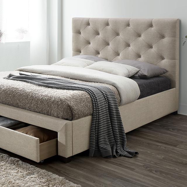 SYBELLA Full Bed, Beige image