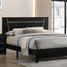 MAGDEBURG Cal.King Bed, Black & White - US Furniture & Mattress (Waterbury,CT)*