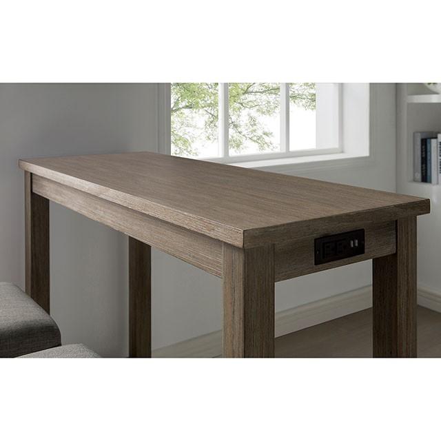 Caerleon 3 & 4 Piece Counter Ht. Set Gray & Blue - US Furniture & Mattress (Waterbury,CT)*