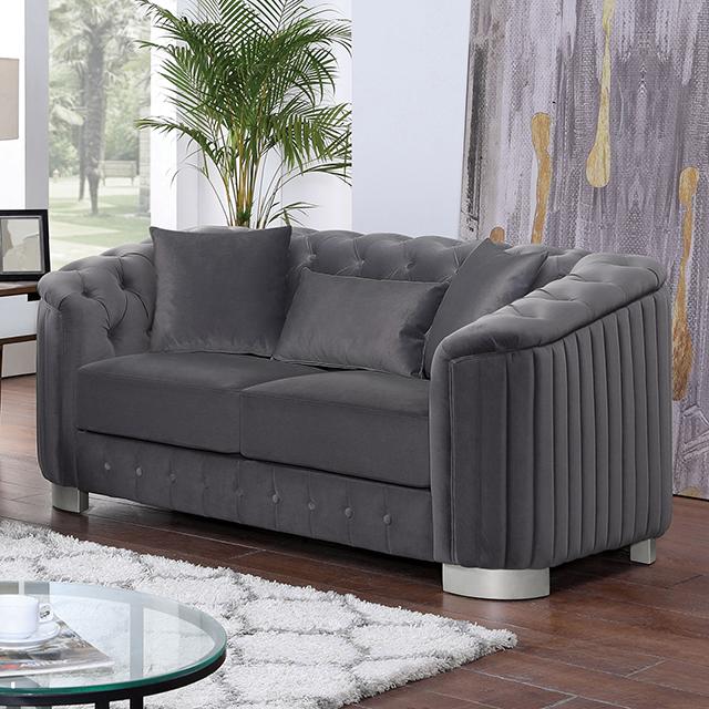 CASTELLON Loveseat, Dark Gray image