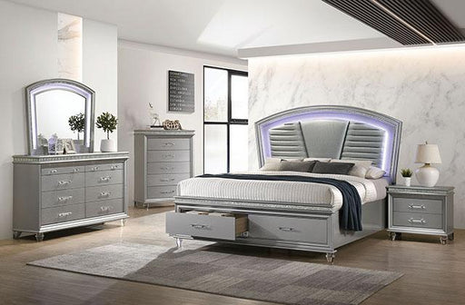 MADDIE Mirror, Silver - US Furniture & Mattress (Waterbury,CT)*