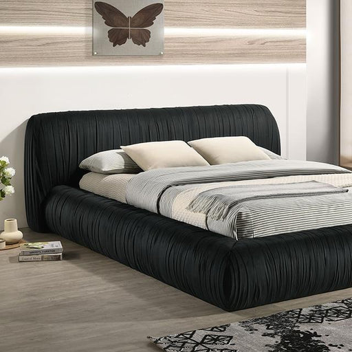 Palmdale Bed Black & Ivory - US Furniture & Mattress (Waterbury,CT)*