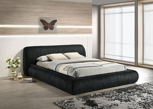 Palmdale Bed Black & Ivory - US Furniture & Mattress (Waterbury,CT)*