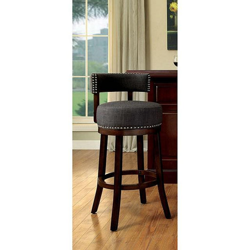 LYNSEY Dark Oak/Gray 29" Bar Stool - US Furniture & Mattress (Waterbury,CT)*