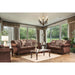 TABITHA Brown Love Seat, Brown - US Furniture & Mattress (Waterbury,CT)*