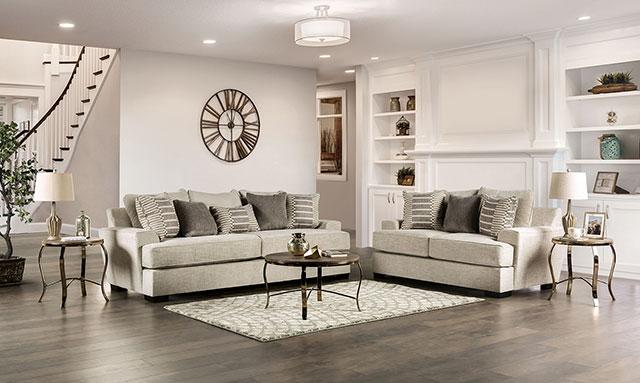 HOLBORN Sofa, Beige - US Furniture & Mattress (Waterbury,CT)*