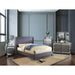 Anabelle Bed Blue & Gray - US Furniture & Mattress (Waterbury,CT)*