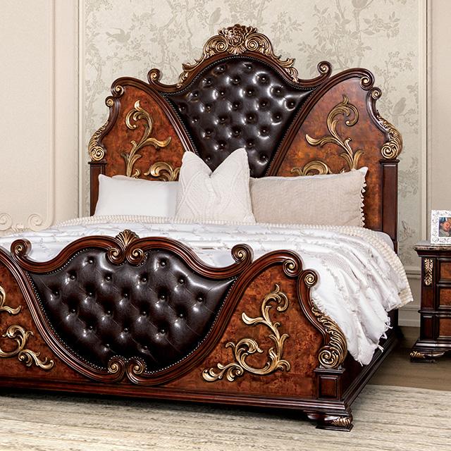 Aquilina King & Queen Bed - US Furniture & Mattress (Waterbury,CT)*