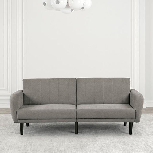 Aristide Futon Sofa Grey & Brown - US Furniture & Mattress (Waterbury,CT)*