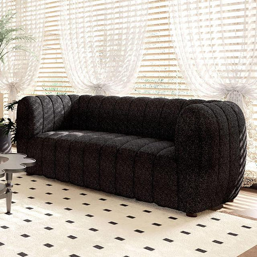 AVERSA Loveseat, Black, Gray, & White - US Furniture & Mattress (Waterbury,CT)*