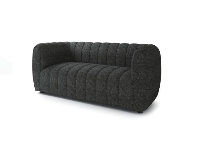 AVERSA Loveseat, Black, Gray, & White - US Furniture & Mattress (Waterbury,CT)*