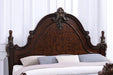 Francione E.King & Queen Bed White & Chrome - US Furniture & Mattress (Waterbury,CT)*