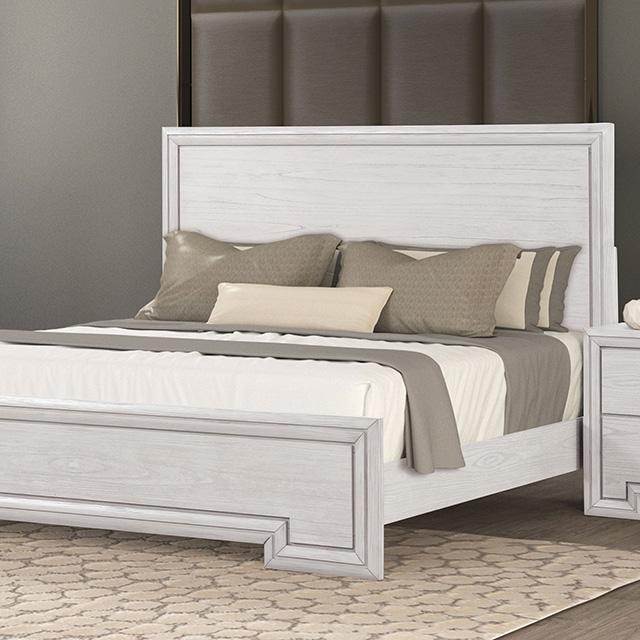 Basilone E.King Bed - US Furniture & Mattress (Waterbury,CT)*