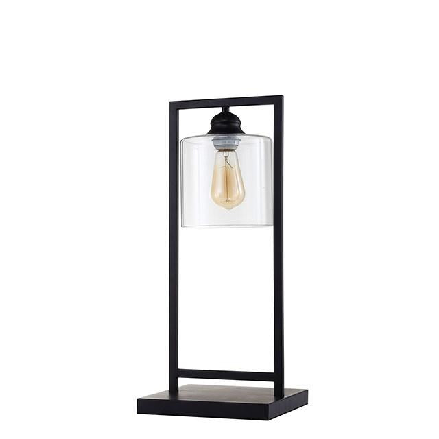 Zoe Black 6"H Table Lamp